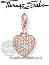 Thomas Sabo Bedel 1021-416-14 Heart Charm Rose