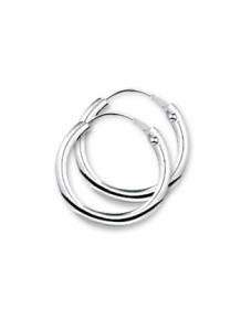 Zilveren Creolen Buiscreolen rond 1322790