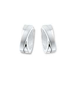 Zilveren Creolen Klapcreolen mat/glans 13.22908