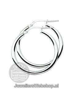 Zilveren Creolen Buiscreolen rond 1322952