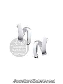 Zilveren Oorknoppen mat-glanzend
