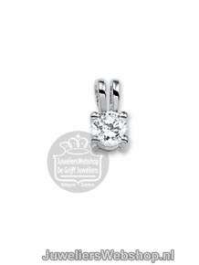 Zilveren klap creolen