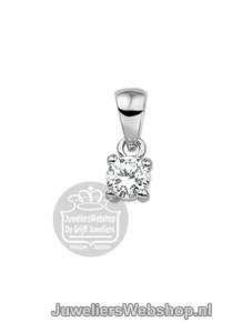 Zilveren Hanger Zirconia Solitair 1323256