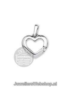 Zilveren klap creolen