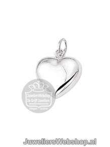 Zilveren klap creolen