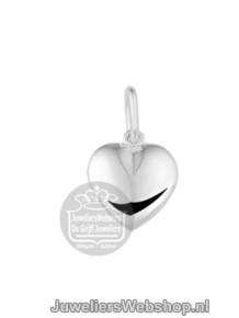 Zilveren klap creolen