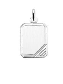 Zilveren Graveerplaat