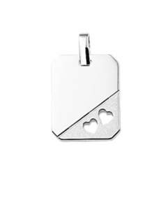 Zilveren Graveerplaat