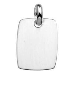 Zilveren Graveerplaat