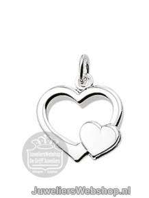 Zilveren klap creolen