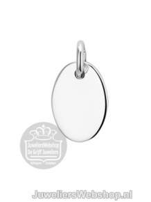 Zilveren Graveerplaatje Ovaal 1327103