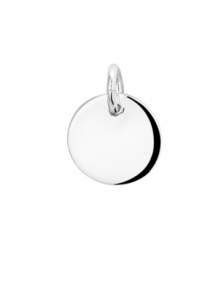 Zilveren Graveerplaatje Rond 1327107