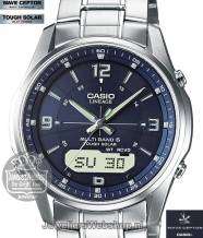 Casio LCW-M100DSE-2AER  Wave Ceptor Radio Controlled horloge Solar blauw