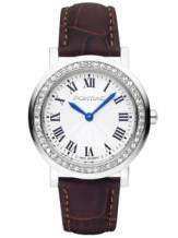 Pontiac horloge Roman P10018 Dames  Edelstaal