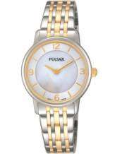 Pulsar horloge PRW027X1 Dames Edelstaal Bicolor Parelmoer