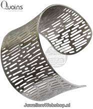 Quoins Armbanden ZB-12-E By Q Basic armband Edelstaal