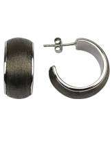 Quoins Oorbellen ZEM-02-ED Exclusive Creolen Zilver