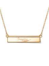 TWYN Bar Inspire Necklace Verguld Toned 42 cm TWYN-NEC-BAR-02-42