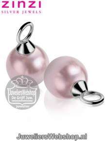 Zinzi Creoolhanger ZICH266R Parels Roze