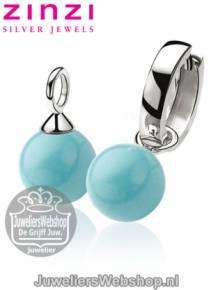 Zinzi Creoolhanger ZICH266T Parels Turquoise