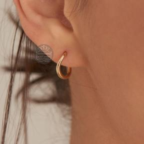 Ania Haie 14kt Gold Oorbellen EAU004-03YG