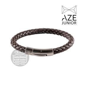 ze Junior AJ-BL401-B-165 Iron Single String Brown armband 16,5cm