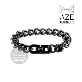 Aze Junior Gourmette Satin - Noir AJ-BM401-B-180