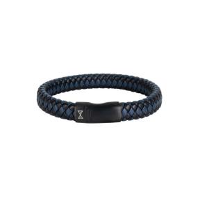 Aze Jewels Iron Jack Royal Blue-On-Black Armband AZ-BL005-Q-210