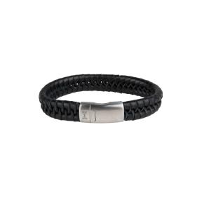 Aze Jewels Twisted Wave Black Armband 19,5 cm AZ-BL009-A-195