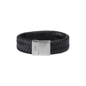 Aze Jewels Vast Iron Jack Black Armband 19,5 cm AZ-BL012-A-195