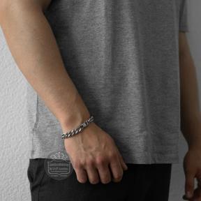 Aze Jewels Gourmette Full Flat - Inox AZ-BM001-A-210