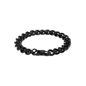 Aze Jewels Gourmette Full Flat - Noir AZ-BM001-B-195