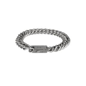 Aze Jewels Gourmette Evelen Satin - Inox Armband 19,5cm AZ-BM005-A-195