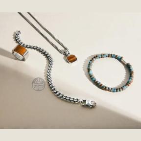 Aze Jewels Gourmette Eight Inox AZ-BM007-A-195