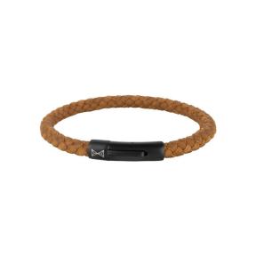 Aze Jewels Iron Single String Noyer-On-Black Armband AZ-BL004-I-210