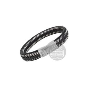 Aze Jewels Iron John Metal Black Armband AZ-BL007-E-195