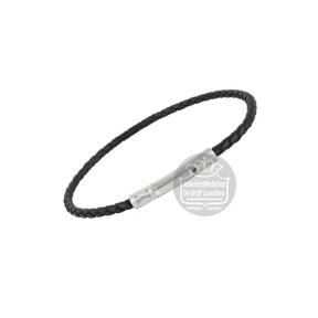 Aze Jewels Iron Slim String Black Armband AZ-BL026-A-195