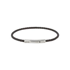 Aze Jewels Iron Slim String Brown Armband AZ-BL026-B-195