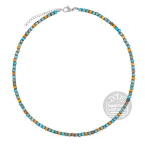 Aze Jewels Turqoise Mountain Supreme Necklace AZ-NL410-A-050