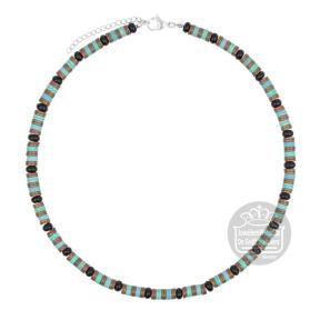 Aze Jewels Mount Evergreen Disc Necklace AZ-NL619-A-050