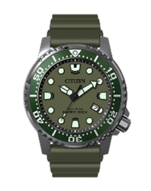 Citizen BN0157-11X duikhorloge Eco-Drive heren 200M groen
