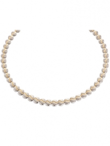 boccia 08022-02 collier titanium goud-zilverkleurig