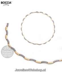 boccia 0844-02 bicolor titanium collier