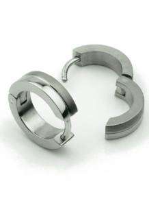 boccia creolen 0510-02 titanium zilverkleurig