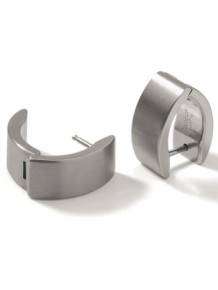 boccia creolen titanium zilver 0521-01