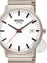 boccia 3622-04 horloge titanium stationsklok