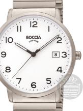 boccia 3660-01 horloge titanium stationsklok