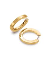 Boccia 0558-04 Creolen Titanium verguld