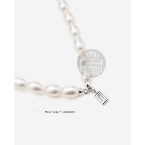 buddha to buddha necklace 032 barbara xs pearl silver