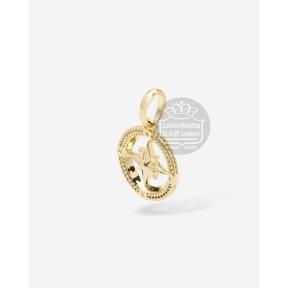 Buddha to Buddha Barbara Mini Compass Hanger verguld 059GV